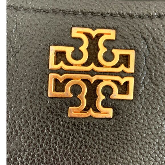 Tory Burch  Black Leather Satchel Versatile Cross Body /Shoulder Bag - Picture 2 of 12